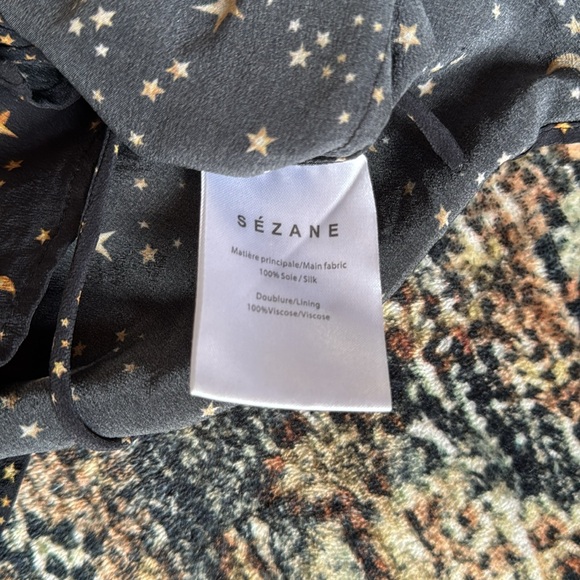 Silk star top Sézane - Picture 4 of 4